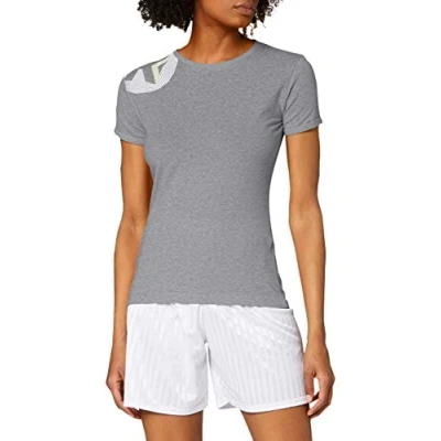 Afbeelding van Kempa Core 2.0 T Shirt Dames Donker Grijs Melange Maat M