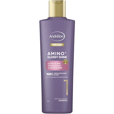 Afbeelding van Andrélon Pro Care Shampoo Amino+ Glossy Shine 250 ml