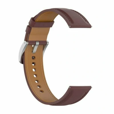 Afbeelding van Garmin Approach S12 / S40 S42 Luxe leren bandje Donkerbruin