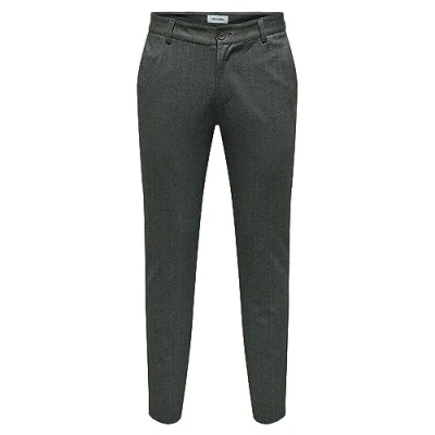 Afbeelding van Only &amp; Sons Onsmark Chino, Heren, Maat: 31x30, Anthrazit