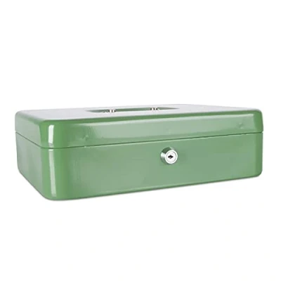 Afbeelding van DONAU 5234001PL 06 geldcassette, extra groot, 300 x 90 240 mm, groen