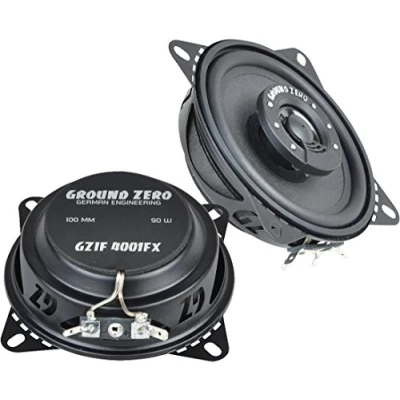 Afbeelding van Ground Zero ondiepe coaxiaalset GZIF4001FX 2x 50 Watt RMS 2 x 90 3 cm diepte