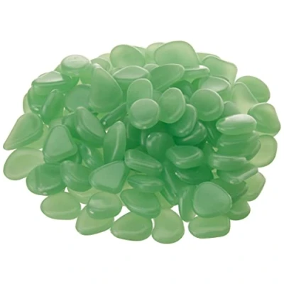 Afbeelding van Gardlov Glow in the dark stenen set van 100 stuks groen