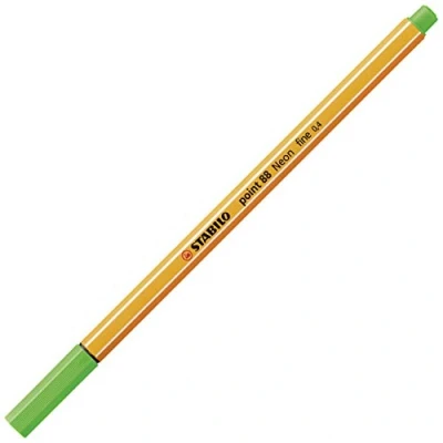 Afbeelding van STABILO point 88 Fineliner 0,4 mm Neon Groen per stuk