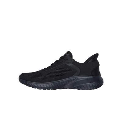 Afbeelding van Skechers Slip Ins: BOBS Squad Chaos Solid Step, Mannen, Zwart, Sneakers, maat: 40