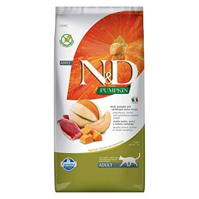Afbeelding van N&amp;D Pumpkin kattenvoeding Eend 5 kg.