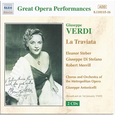 Afbeelding van Eleanor Steber, Giuseppe Di Stefano, Robert Merrill Verdi: La Traviata (2 CD)