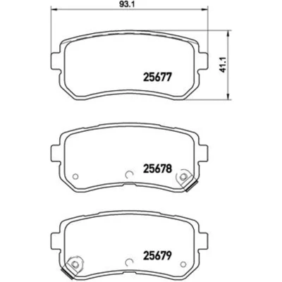 Afbeelding van Brembo Remblokset P 30 068