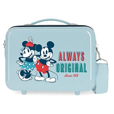 Afbeelding van Disney Always Original toilettas, aanpasbaar, blauw, 29 x 21 15 cm, stijve ABS 9,14 l
