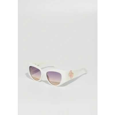 Afbeelding van Guess Donna GU00202 21Z Occhiali da sole Iniettato Bianco Viola Cat Eye Normale