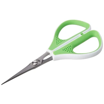 Afbeelding van WEDO 975411 Comfortline 11 Silhouetschaar, 4 cm, speciaal geslepen roestvrij staal, zachte grip, appelgroen/wit