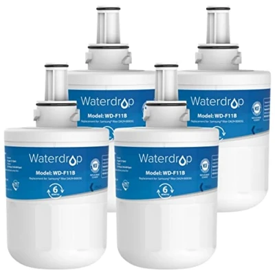 Afbeelding van Waterdrop DA29 00003G Koelkast waterfilter compatibel met Samsung Aqua Pure Plus 00003G, 00003B, 00003A, DA97 06317A, DA61 00159A, HAFCU1/XAA, HAFIN2, APP100; WSS 1, WF289 (4)