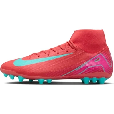 Afbeelding van Nike Performance ZM 10 Academy AG Voetbalschoenen met kunststof noppen, Maat: 42, Ember glow/aurora green Textiel/ synthetisch