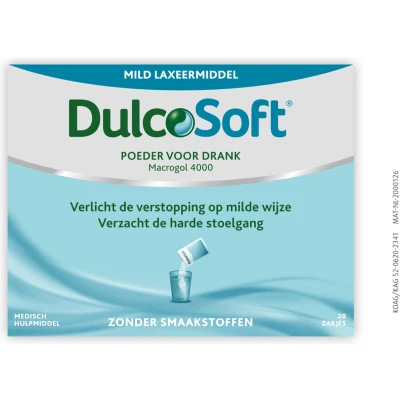 Afbeelding van Dulcosoft Macrogol 4000 Sachets, 20 stuks