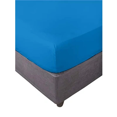 Afbeelding van Miracle Home. Hoeslaken 100% geborstelde microvezel, elastisch, anti pilling. 135X200. Bed 135. Blauw