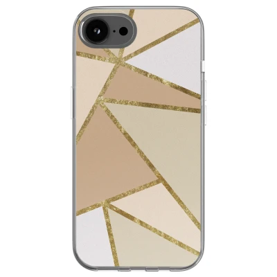 Afbeelding van imoshion hoesje Geschikt voor iPhone 16e Design Graphic Beige