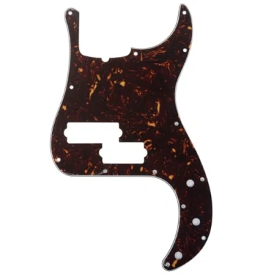 Afbeelding van Musiclily Pro 5 snarige 13 Schroefgaten P stijl Bas Slagplaat voor Fender American Precision Bass, 4 laags Tortoise Shell