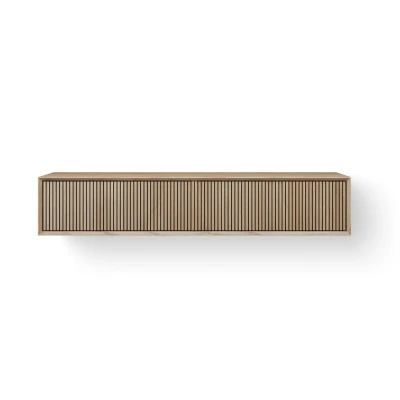 Afbeelding van LoooX Furniture collection wastafelonderkast 160cm 2 lades eiken old grey