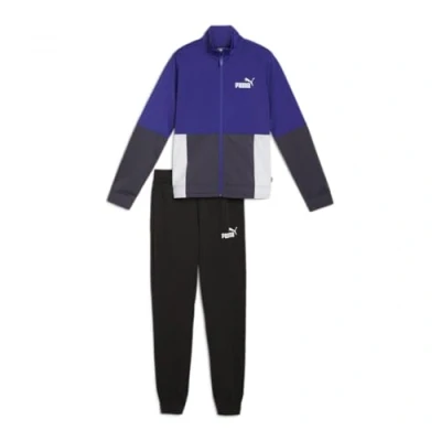 Afbeelding van Puma SUIT Unisex SET Trainingspak voor kinderen, Maat: 128, Lapis lazuli