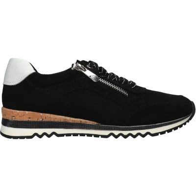 Afbeelding van MARCO TOZZI 2 23781 41 dames Sneaker, BLACK/WHITE, 38 EU
