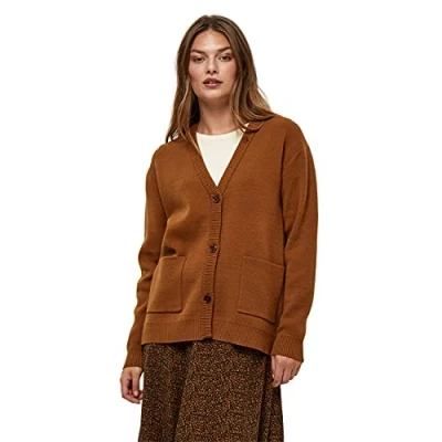 Afbeelding van Peppercorn Rosalia damesvest met V hals, Monks Robe, M