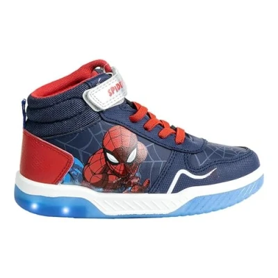Afbeelding van Casual sportschoenen met LED Spider Man Donkerblauw Schoenmaat 32