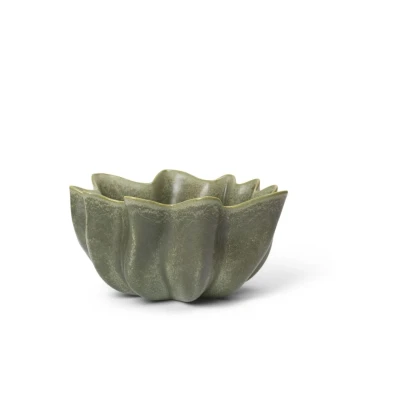 Afbeelding van Ferm LIVING Nium schaal 36 cm Lindegroen