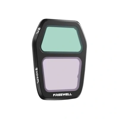 Afbeelding van Freewell DJI Air 3S ND4/PL filter vermindert licht en verblinding voor perfect uitgebalanceerde luchtopnamen bij zachte verlichting