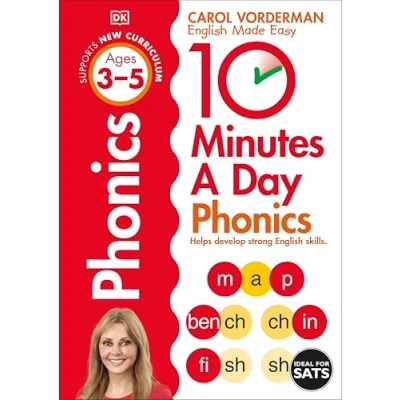 Afbeelding van 10 Minutes A Day Phonics, Ages 3 5 (Preschool): Supports the National Curriculum, Helps Develop Strong English Skills