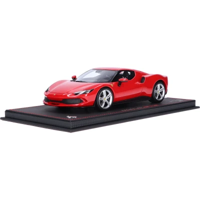 Afbeelding van Ferrari 296 GTB Hybrid 830HP V6 BBR Models Modelauto 1:18 P18210A Schaalmodel