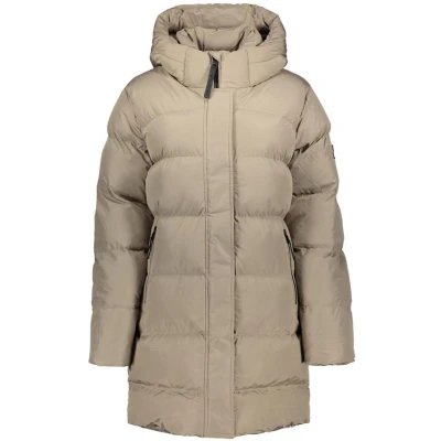 Afbeelding van Superdry Sports halflange pufferjas met capuchon Dames Gewatteerde jassen