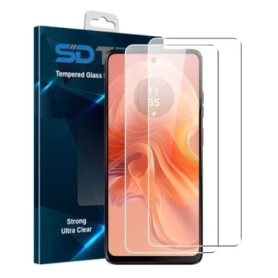 Afbeelding van SDTEK *2 Pack Screen Protector voor Motorola Moto G04 Gehard Glas Premium Guard