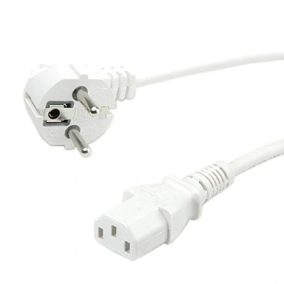 Afbeelding van Value 19991019 netsnoer, rechte IEC aansluiting, 1,8 m wit