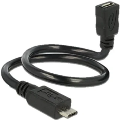 Afbeelding van Delock Kabel USB 2.0 Micro B mannelijk &gt; vrouwelijk O