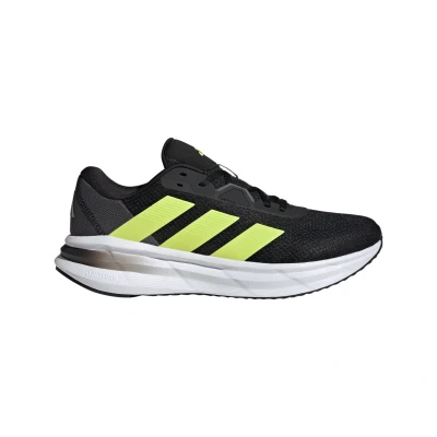 Afbeelding van adidas Heren Galaxy 7 Running Shoes, core black/pulse lime/grey five, 43 1/3 EU