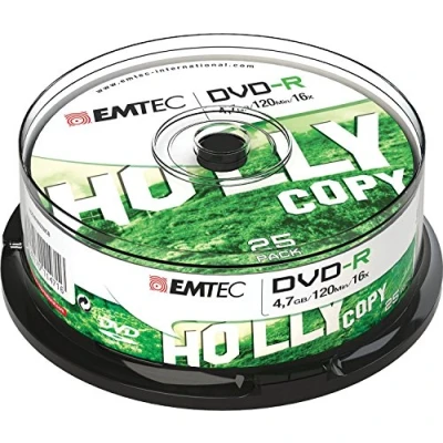 Afbeelding van EMTEC DVD R 4.7GB 25pcs 16x Cake Classic