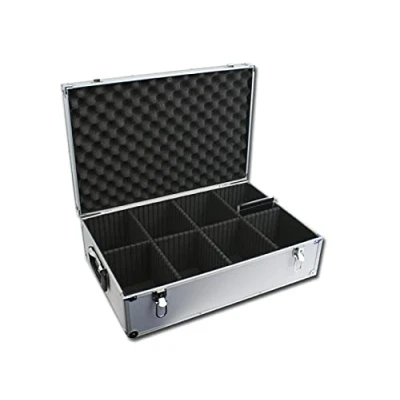 Afbeelding van CD koffer DJ case voor 140 CDs zilver