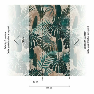 Afbeelding van AS Creation Metropolitan Stories 3 39180 1 391801 Groen / Beige