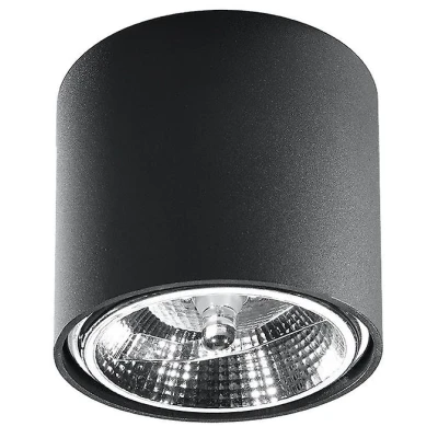 Afbeelding van Sollux Lighting Plafondspot TIUBE zwart