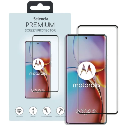 Afbeelding van Screenprotector Motorola Edge 40 Pro: Selencia Gehard Glas Premium