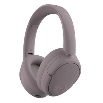 Afbeelding van JLab JBuds LUX Slimme Actieve Ruisonderdrukkende Hoofdtelefoon Over Ear Draadloze met Microfoon, 70+ Uur Afspeeltijd Opvouwbare Bluetooth, Multipoint &amp; Aanpasbaar Geluid, Mauve