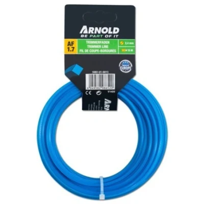 Afbeelding van Trimmerdraad vierkant AF 1.7 2.4mm x 15 meter blauw