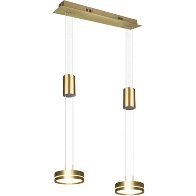 Afbeelding van Trio Franklin Hanglamp Messing