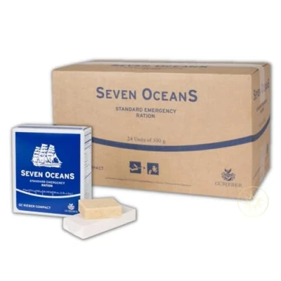 Afbeelding van Seven Oceans Emergency Food XXL karton langdurige voeding met extreem lange houdbaarheid