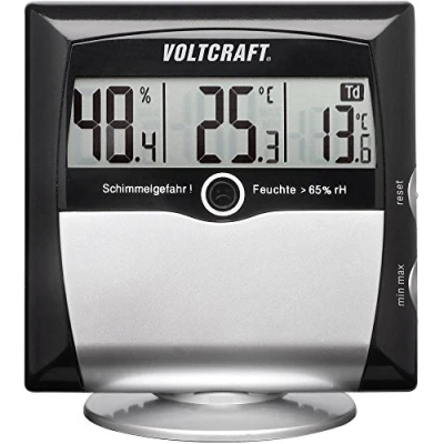 Afbeelding van VOLTCRAFT MS 10 Luchtvochtigheidsmeter (hygrometer) 1 % Hrel 99 Dauwpunt/schimmel waarschuwingsweergave