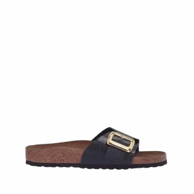 Afbeelding van Birkenstock 1029481 Catalina Cushion Bunckle Graceful damessandalen met lage sleehak, Zwart, 38 EU