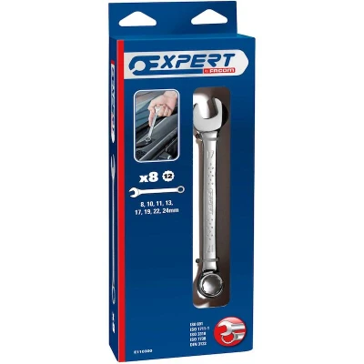 Afbeelding van Expert by Facom ringsteeksleutelset 8 delig E110300