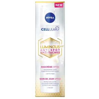 Afbeelding van 3x Nivea Luminous 630 Dagcrème Anti Spot SPF 50 40 ml