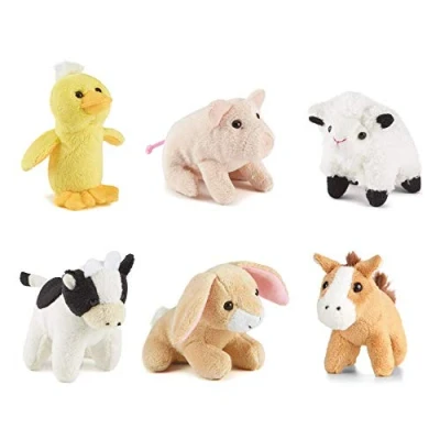Afbeelding van Living Nature Miniature Buddies knuffeldieren, 6 stuks