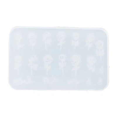 Afbeelding van Ralondbey siliconen mallen voor hars gieten epoxyhars mal praktische dunne nail art transparante stempelen plaat nagels stencils DIY manicure gereedschap